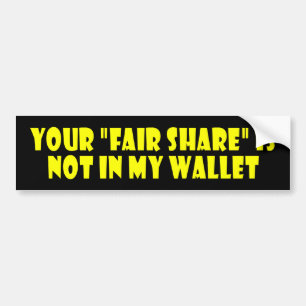 fair_share bumper sticker