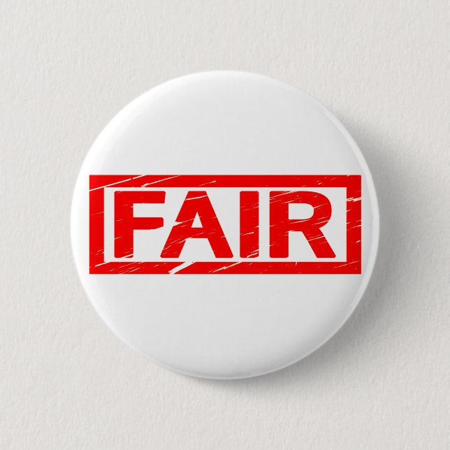 Fair Stamp 2 Inch Round Button (Front)