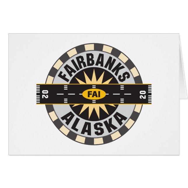 Fairbanks, aéroport d'AK FAI (Devant horizontal)