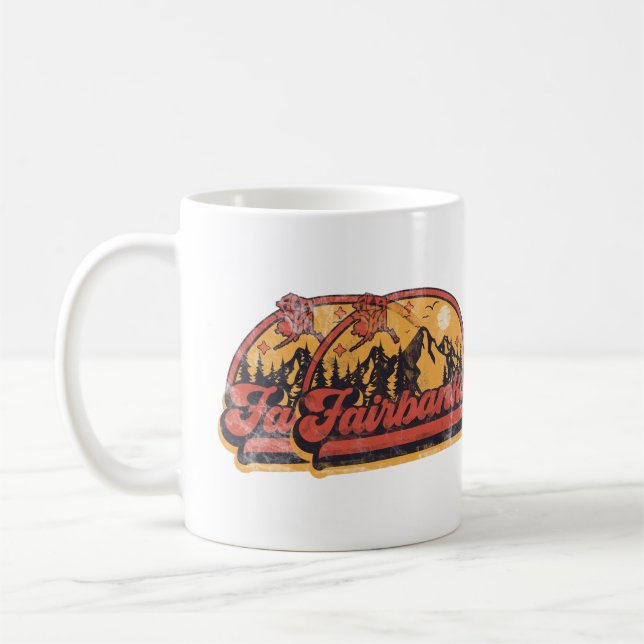 Fairbanks, Alaska Coffee Mug (Left)