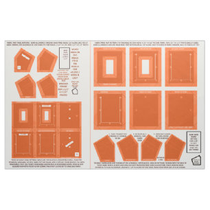 faire 2 tissu lavable aucun cadre photo orange cou