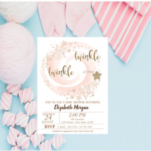 Faire briller la carte d'invitation de Baby Shower