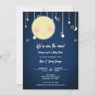 Faire Briller l'Étoile de Lune Céleste Invitation 