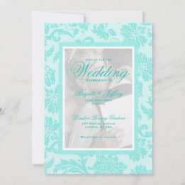 Faire carte de mariage personnalisée en damassé sa