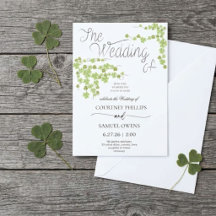 Faire carte d'invitation de mariage à la chanceuse