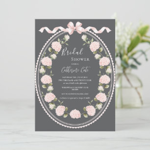 Faire carte d'invitation de mariage aux hydrangeas
