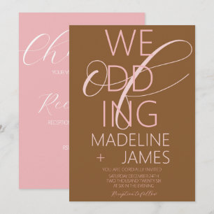 Faire carte d'invitation de mariage en TERRE CUITE