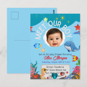 Faire Connaissance avec Notre Garçon Invitation à 