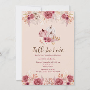 Faire Connaissance Rose Bohème Invitation de Récep