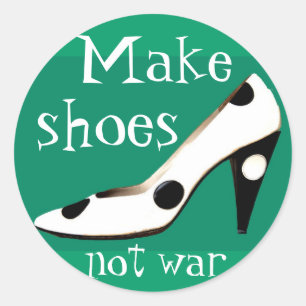 Faire des chaussures pas des autocollants de mode 