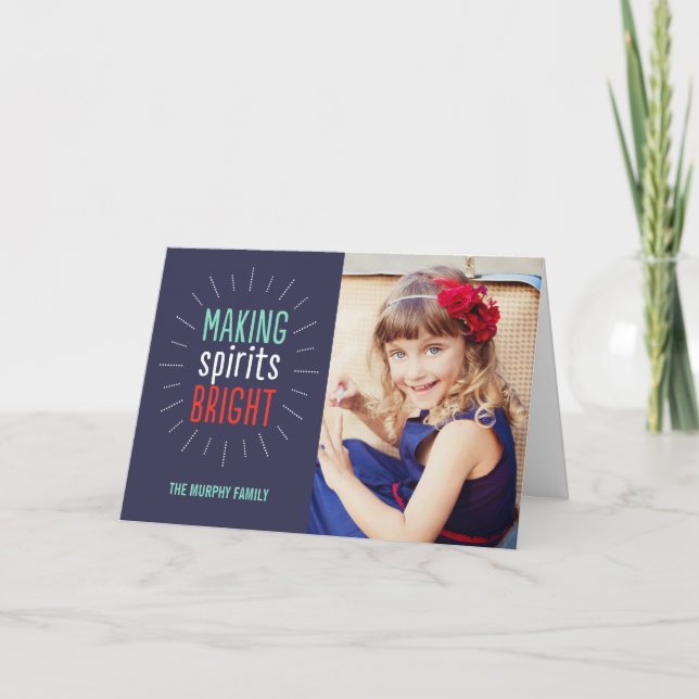 Faire des esprits brillants Cartes photos de vacan (Devant)