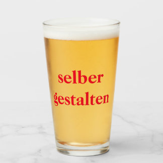 Faire du verre de bière