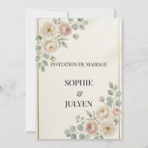 Faire invitation de mariage