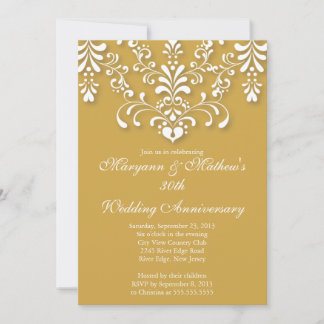 Faire invitation de mariage anniversaire en Damas