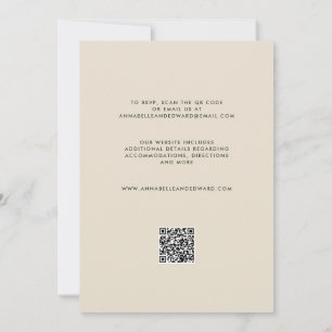 Faire invitation de mariage au palmier élégant ave