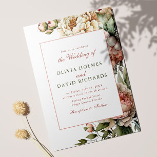 Faire invitation de mariage au pinceau à l'aquarel