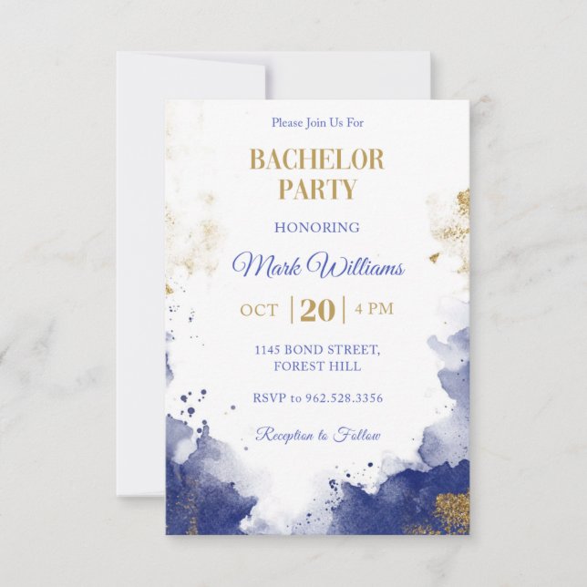 Faire invitation de mariage florale | Weddi modifi (Devant)