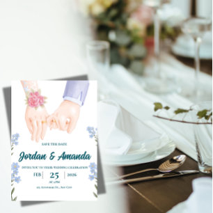 Faire invitation de mariage "Save the Date"