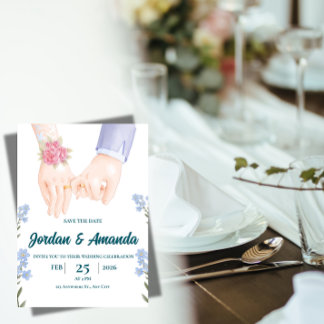 Faire invitation de mariage "Save the Date"