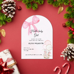 Faire Invitation de Naissance Bébé Fille avec Ruba