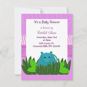Faire invitation pour une baby shower sur le thème