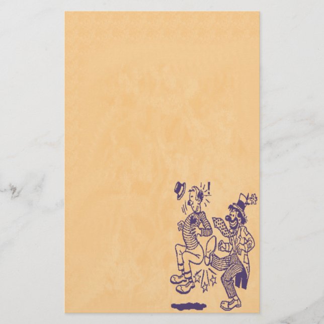 Faire le clown autour papeterie (Devant)