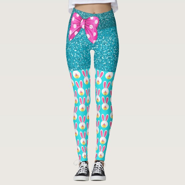 Faire le lapin Pop Pop Fashion Leggings (Devant)