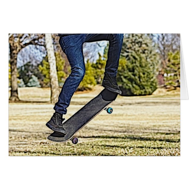 Faire L'Ollie Painterly (Devant horizontal)