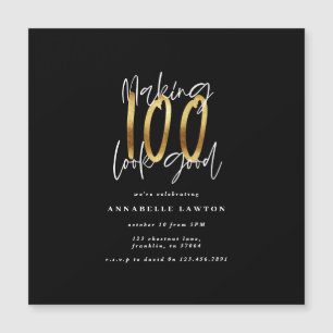 Faire paraître 100 comme une bonne invitation à l'