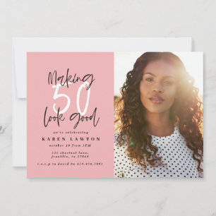 Faire paraître 50 une bonne invitation d'anniversa