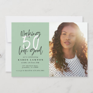 Faire paraître 50 une bonne invitation d'anniversa