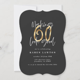 Faire paraître 60 bonne invitation pour l'annivers