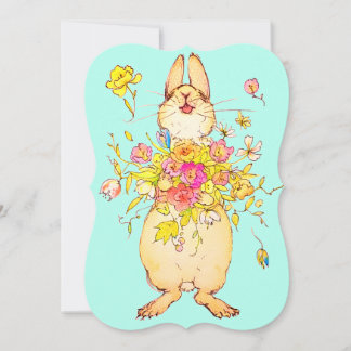 Faire-part お話しカード　thank you♡rabbit