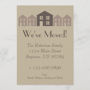 Faire-part à la maison doux à la maison