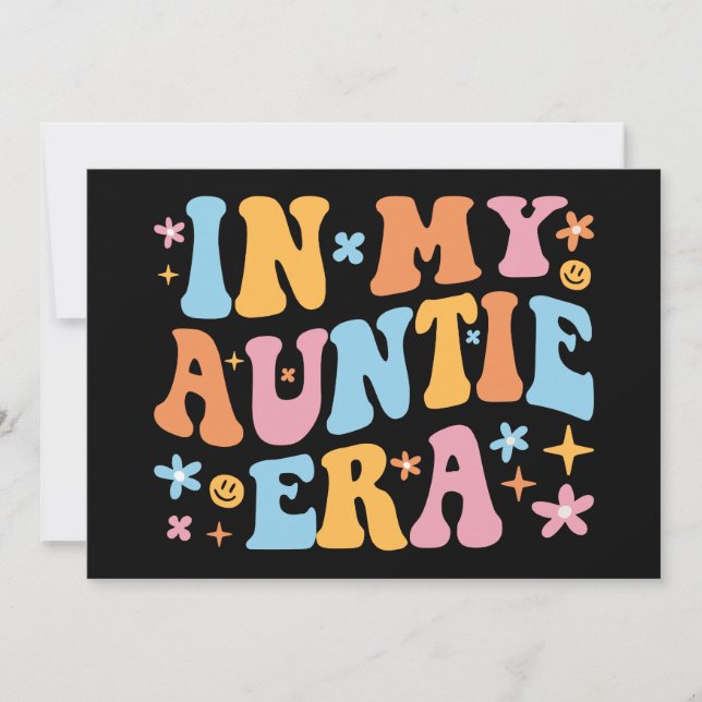 Faire-part A L'Ère De Ma Tante (Devant)