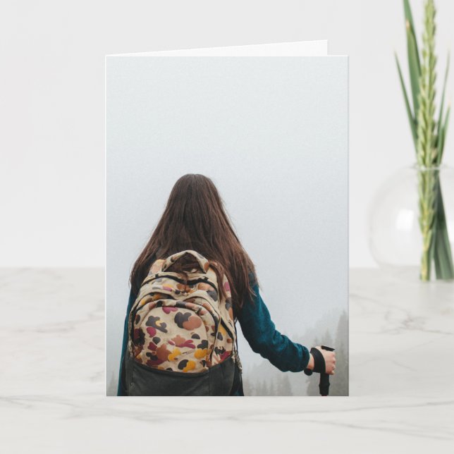 Faire-part A parents card for their adventurous child. (Devant)