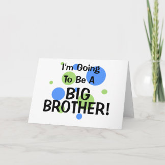 Faire-part Aller être un frère