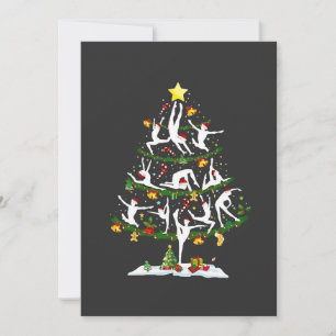 Faire-part Amateur de danse de ballet éclairage de Noël balle