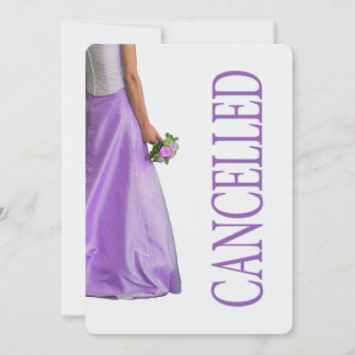 Faire-part Annonce d'annulation de mariage