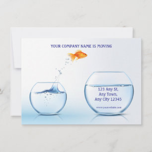 Faire-part Annonce de déménagement Big Leap Business