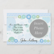 Annonce de naissance de garçon