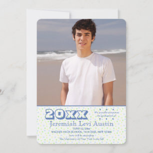 Faire-part Annonce de photo de la promotion diplômée