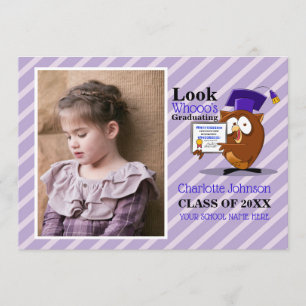 Faire-part Annonce de photo de maternelle préscolaire