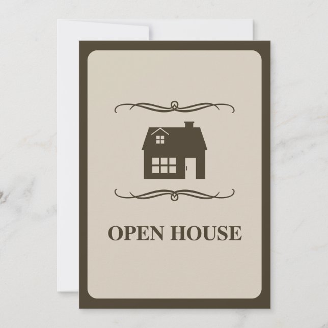 Faire-part annonce de porte ouverte mod (Devant)