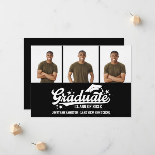 Faire-part Annonce de remise de diplôme de lycée 3 Photo