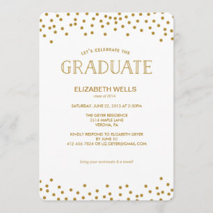 Faire-part Annonce de remise des diplômes de la promotion 201