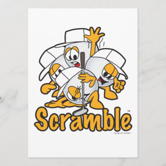 Faire-part Annonces de Golf Scramble