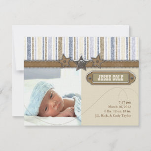 Faire-part Annonces de naissance de Jesse Colse