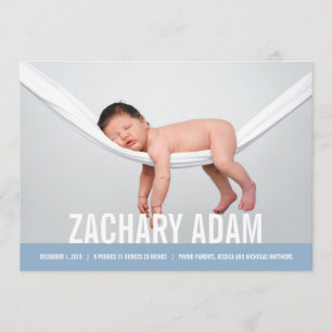 Faire-part Annonces de naissance SIMPLE