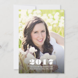 Faire-part Annonces d'obtention d'un diplôme photo